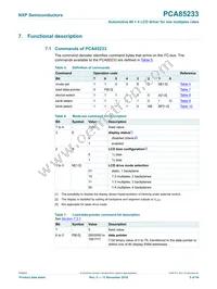 PCA85233UG/2DA/Q1Z Datasheet Page 5