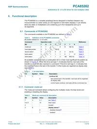 PCA85262ATT/AJ Datasheet Page 5