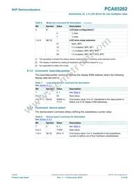 PCA85262ATT/AJ Datasheet Page 6