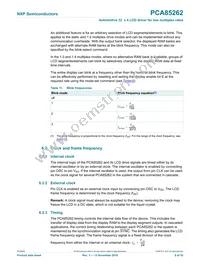 PCA85262ATT/AJ Datasheet Page 8