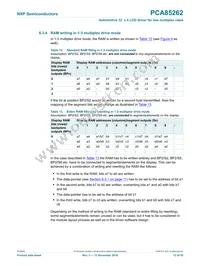 PCA85262ATT/AJ Datasheet Page 12