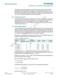 PCA85262ATT/AJ Datasheet Page 17