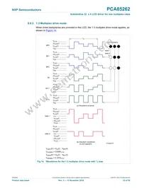 PCA85262ATT/AJ Datasheet Page 23