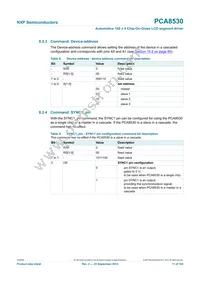 PCA8530DUG/DAZ Datasheet Page 11