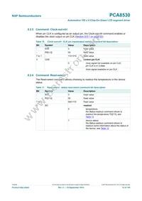 PCA8530DUG/DAZ Datasheet Page 12