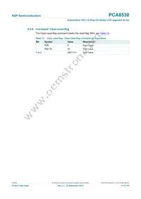 PCA8530DUG/DAZ Datasheet Page 14