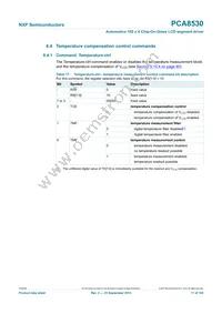 PCA8530DUG/DAZ Datasheet Page 17