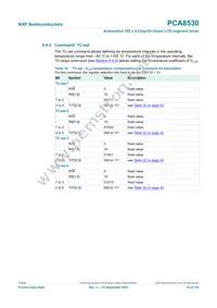 PCA8530DUG/DAZ Datasheet Page 18