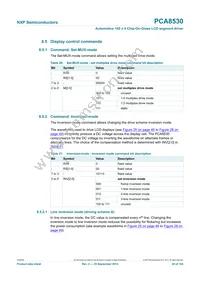 PCA8530DUG/DAZ Datasheet Page 20