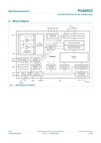 PCA8533U/2DD/2 Datasheet Page 3
