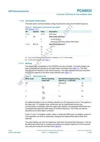 PCA8533U/2DD/2 Datasheet Page 7