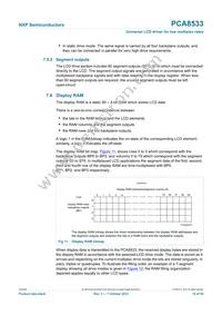 PCA8533U/2DD/2 Datasheet Page 19