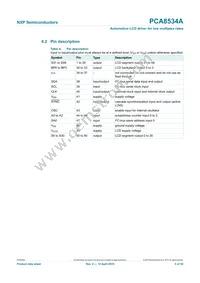 PCA8534AH/Q900/1 Datasheet Page 5