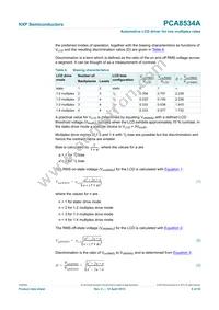 PCA8534AH/Q900/1 Datasheet Page 8