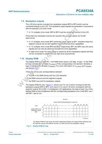 PCA8534AH/Q900/1 Datasheet Page 17