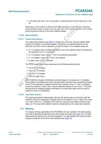 PCA8534AH/Q900/1 Datasheet Page 21