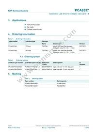PCA8537BH/Q900/1 Datasheet Page 2