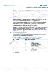 PCA8537BH/Q900/1 Datasheet Page 9