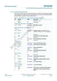 PCA8539DUG/DAZ Datasheet Page 11