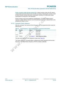 PCA8539DUG/DAZ Datasheet Page 16