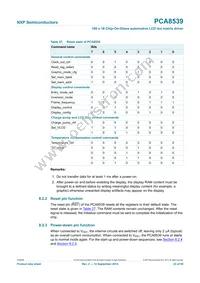 PCA8539DUG/DAZ Datasheet Page 22