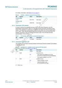 PCA8543AHL/AY Datasheet Page 7