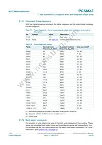 PCA8543AHL/AY Datasheet Page 10