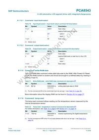 PCA8543AHL/AY Datasheet Page 11