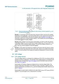 PCA8543AHL/AY Datasheet Page 21