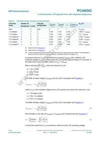 PCA8543AHL/AY Datasheet Page 22