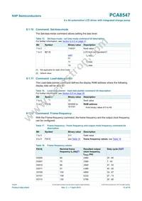 PCA8547AHT/AY Datasheet Page 13