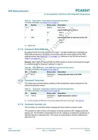 PCA8547AHT/AY Datasheet Page 15