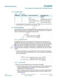 PCA8550PW/DG Datasheet Page 6