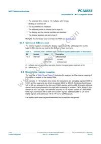 PCA8551BTT/AJ Datasheet Page 12