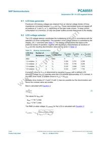 PCA8551BTT/AJ Datasheet Page 17