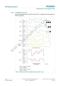 PCA8551BTT/AJ Datasheet Page 23