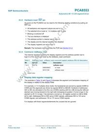 PCA8553DTT/AJ Datasheet Page 11