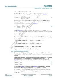 PCA8553DTT/AJ Datasheet Page 17