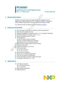 PCA8561BHN/AY Datasheet Cover