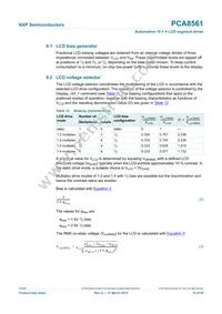 PCA8561BHN/AY Datasheet Page 15