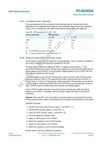 PCA8565AU/5BB/1 Datasheet Page 20