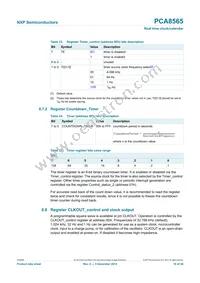 PCA8565BS/1 Datasheet Page 16