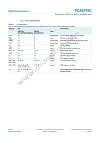 PCA8576CH/Q900 Datasheet Page 6