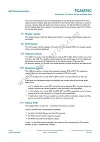 PCA8576CH/Q900 Datasheet Page 18