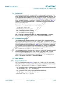 PCA8576CH/Q900 Datasheet Page 21