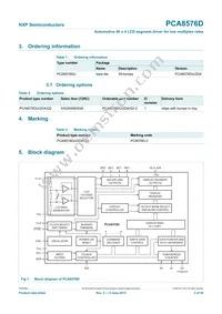 PCA8576DU/2DA/Q2 Datasheet Page 2