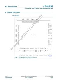 PCA8576DU/2DA/Q2 Datasheet Page 3