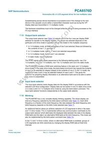 PCA8576DU/2DA/Q2 Datasheet Page 18