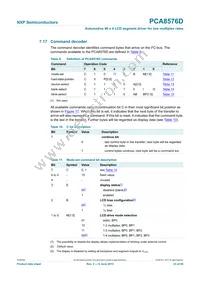 PCA8576DU/2DA/Q2 Datasheet Page 23