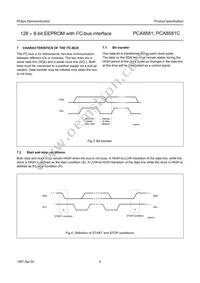 PCA8581T/6 Datasheet Page 5